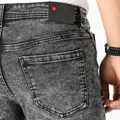 Meilleure affaire 🎉 Short Jean Mr Orange Acid Gris de Classic Series ✔️ -HautStyle Boutique classic series 319924 JIB DP SS22 039 A 088 GREY ACID 20220519T161209 02