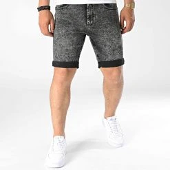 Meilleure affaire 🎉 Short Jean Mr Orange Acid Gris de Classic Series ✔️ -HautStyle Boutique classic series 319924 JIB DP SS22 039 A 088 GREY ACID 20220519T161210 03