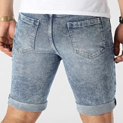 Promo ⭐ Short Jean Mr Orange Acid Bleu Denim de Classic Series 🎁 -HautStyle Boutique classic series 319926 JIB DP SS22 039 A 089 BLUE ACID 20220519T161142 04