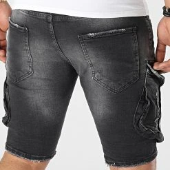 Nouveau ⭐ Short Jean 15381 Gris Anthracite de Classic Series 🥰 -HautStyle Boutique classic series 321137 15381 20220603T155235 04