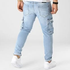Bon marché 😀 Jean Skinny Cargo 15359 Bleu Wash de Classic Series 🛒 -HautStyle Boutique classic series 321145 15359 20220531T151616 04