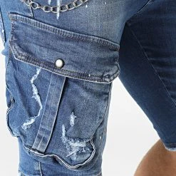 Remise ✨ Short Jean 15383 Bleu Denim de Classic Series ⌛ -HautStyle Boutique classic series 321147 15383 BF 20220531T160658 02