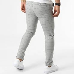 Nouveau ✨ Pantalon Carreaux DJ2286 Gris Chiné de Classic Series 🌟 -HautStyle Boutique classic series 321160 2286 20220603T140735 04