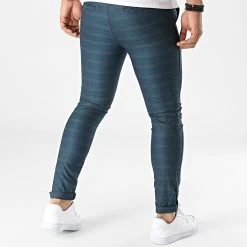 Le moins cher ✔️ Pantalon Carreaux DJ2280 Bleu de Classic Series ❤️ -HautStyle Boutique classic series 321185 DJ2280 20220603T140830 04