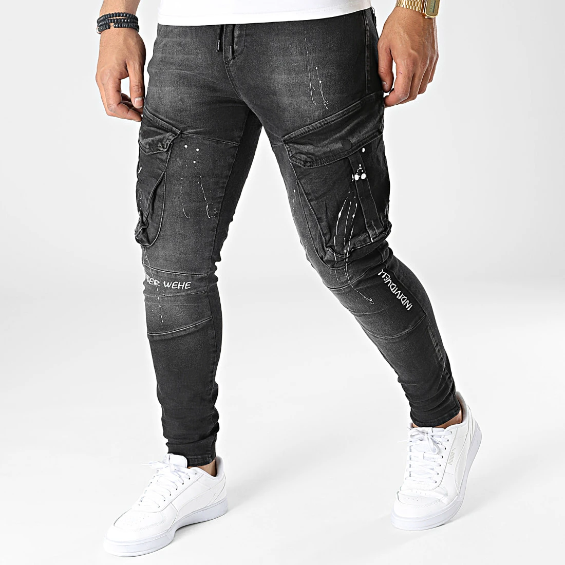 Meilleure vente 👍 Pantalon Cargo Jean 15326 Noir de Classic Series 🔥 3 Meilleure vente 👍 Pantalon Cargo Jean 15326 Noir de Classic Series 🔥
