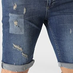 Meilleure affaire 😀 Short Jean 7026 Bleu Denim de Classic Series ⌛ -HautStyle Boutique classic series 321245 7026 20220601T122806 02