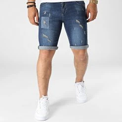 Meilleure affaire 😀 Short Jean 7026 Bleu Denim de Classic Series ⌛ -HautStyle Boutique classic series 321245 7026 20220601T122807 03