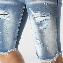 Budget ✔️ Short Jean 7050 Bleu Denim de Classic Series 😉 -HautStyle Boutique classic series 321246 7050 20220601T123005 02