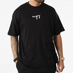 Tout neuf ⌛ Ensemble Tee 🌟 Shirt Oversize Short Jogging Y205UST Noir de Classic Series ✨ -HautStyle Boutique classic series 321276 Y205UST SIYAH 20220530T161035 03