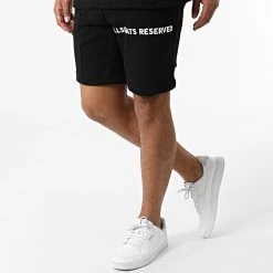 Vente flash 😉 Ensemble Tee Shirt Short Jogging Y203UST Noir de Classic Series 😍 -HautStyle Boutique classic series 321287 Y203UST SIYAH 20220530T161130 05
