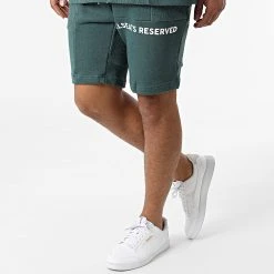 Nouveau 🌟 Ensemble Tee 🎉 Shirt Short Jogging Y203UST Vert de Classic Series ❤️ -HautStyle Boutique classic series 321290 Y203UST PETROL 20220530T161334 05