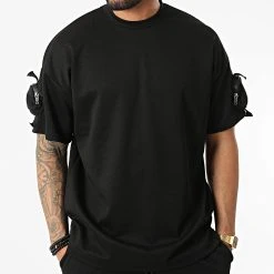 Sortie ⭐ Ensemble Tee Shirt Short Jogging Y022UST Noir de Classic Series 👏 -HautStyle Boutique classic series 321292 Y022UST SIYAH 20220530T161109 03