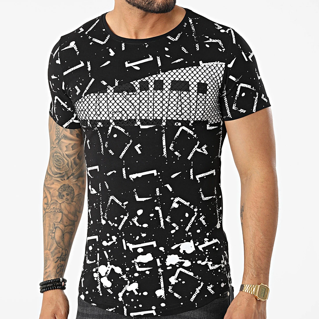 Meilleure vente 🔥 Tee 🌟 Shirt Oversize AXI029 Noir de Classic Series ⭐ 3 Meilleure vente 🔥 Tee 🌟 Shirt Oversize AXI029 Noir de Classic Series ⭐