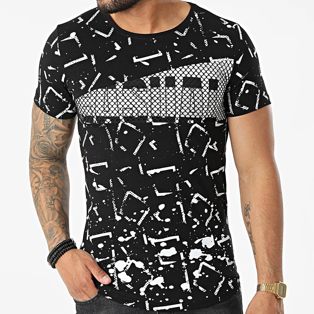 Meilleure vente 🔥 Tee 🌟 Shirt Oversize AXI029 Noir de Classic Series ⭐ 5 Meilleure vente 🔥 Tee 🌟 Shirt Oversize AXI029 Noir de Classic Series ⭐ – Image 3