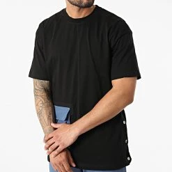 Meilleure vente ✨ Ensemble Tee 👍 Shirt Pantalon Cargo F22-906T Noir Bleu de Classic Series 🥰 -HautStyle Boutique classic series 321302 F22 906T SIYAH MAVI 20220530T155230 03