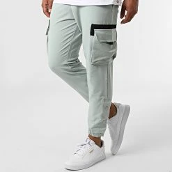 De gros 🎁 Ensemble Tee Shirt Poche Pantalon Jogging F22-906T Vert Blanc de Classic Series 🔥 -HautStyle Boutique classic series 321305 F22 906T BEYAZ MINT 20220527T160050 04