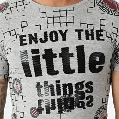 Promo ⭐ Tee Shirt AXI028 Gris Chiné de Classic Series 💯 -HautStyle Boutique classic series 321319 AXI028 GRI 20220530T160923 02