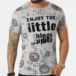Promo ⭐ Tee Shirt AXI028 Gris Chiné de Classic Series 💯 -HautStyle Boutique classic series 321319 AXI028 GRI 20220530T160924 03