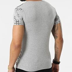 Promo ⭐ Tee Shirt AXI028 Gris Chiné de Classic Series 💯 -HautStyle Boutique classic series 321319 AXI028 GRI 20220530T160926 04