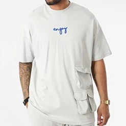 Offres ⌛ Ensemble Tee 🧨 Shirt Oversize Short Jogging Y205UST Gris de Classic Series 🤩 -HautStyle Boutique classic series 321335 Y205UST GRI 20220530T161220 03