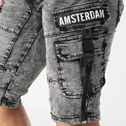 Le moins cher 😀 Short Jean E9660 Gris de Classic Series ⭐ -HautStyle Boutique classic series 321672 E9660 20220603T143951 02