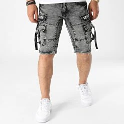 Le moins cher 😀 Short Jean E9660 Gris de Classic Series ⭐ -HautStyle Boutique classic series 321672 E9660 20220603T143953 03