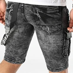Meilleur prix ✨ Short Cargo Jean E9662 Noir de Classic Series ⭐ 9 Meilleur prix ✨ Short Cargo Jean E9662 Noir de Classic Series ⭐ -HautStyle Boutique classic series 321673 E9662 20220609T115137 04