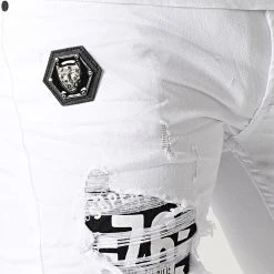 Nouveau ✨ Short Jean Slim E7788 Blanc de Classic Series 💯 -HautStyle Boutique classic series 321686 E7788 20220608T160347 02