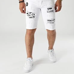 Nouveau ✨ Short Jean Slim E7788 Blanc de Classic Series 💯 -HautStyle Boutique classic series 321686 E7788 20220608T160348 03