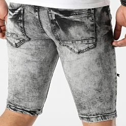 Vente flash 🧨 Short Jean E7767 Gris de Classic Series 🌟 -HautStyle Boutique classic series 321726 E7767 20220603T141228 04