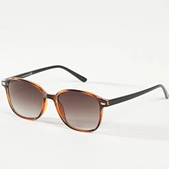 Remise 😀 Lunettes De Soleil 026154 Fauve Vert Dégradé de Classic Series 🎁