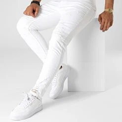 Coupon 😉 Jean Skinny DHZ-3870 Blanc de Classic Series 🎉 -HautStyle Boutique classic series 323306 DHZ 3870 3 BEYAZ 20220610T143352 03