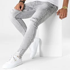 Sortie ✔️ Jean Slim DHZ-3738-2 Gris de Classic Series 🛒 8 Sortie ✔️ Jean Slim DHZ-3738-2 Gris de Classic Series 🛒 -HautStyle Boutique classic series 323323 DHZ 3738 2 FUME 20220727T150648 03