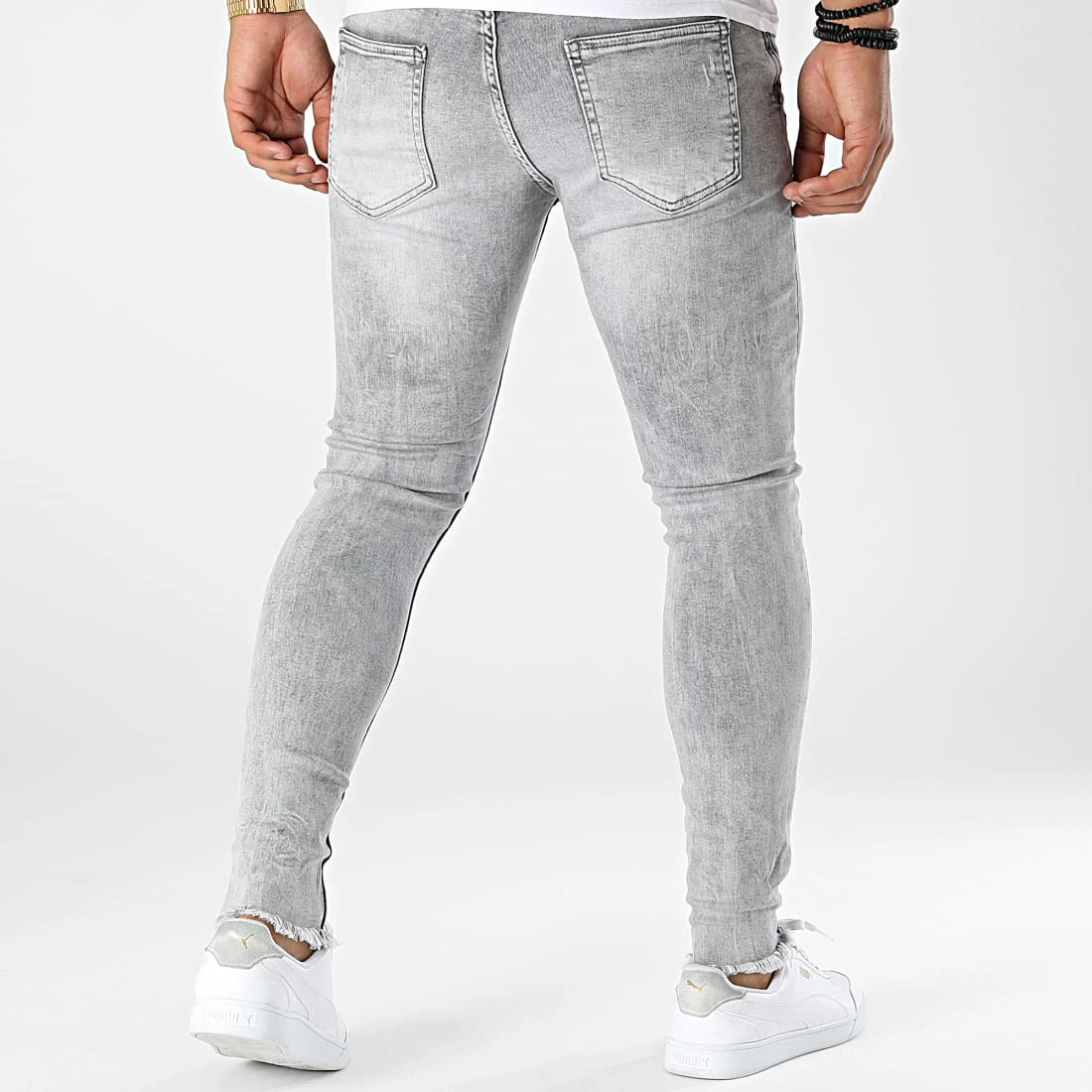 Sortie ✔️ Jean Slim DHZ-3738-2 Gris de Classic Series 🛒 6 Sortie ✔️ Jean Slim DHZ-3738-2 Gris de Classic Series 🛒 – Image 4