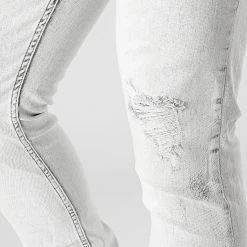 Coupon ⭐ Jean Skinny DH-5006 Gris de Classic Series ⭐ -HautStyle Boutique classic series 323383 DH 5006 2 SLIM FUME 20220610T143329 02