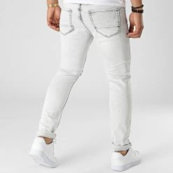 Coupon ⭐ Jean Skinny DH-5006 Gris de Classic Series ⭐ -HautStyle Boutique classic series 323383 DH 5006 2 SLIM FUME 20220610T143331 04