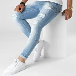 Grosses soldes ⌛ Jean Skinny DHZ-3847 Bleu Wash de Classic Series 🛒 -HautStyle Boutique classic series 323385 DHZ 3847 O MAVI 20220610T142941 03