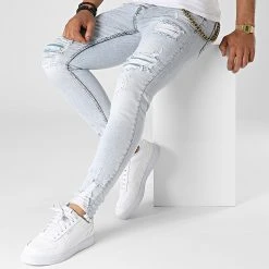 De gros 🛒 Jean Skinny DHZ-3811 Bleu Wash de Classic Series 🥰 -HautStyle Boutique classic series 323386 DHZ 3811 A MAVI 20220610T143135 03