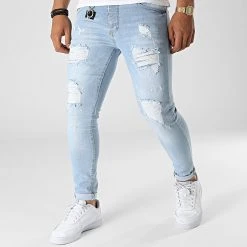 Meilleur prix đ Jean Skinny DHZ-3762 Bleu Wash de Classic Series đ