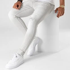 Sortie ⌛ Jean Skinny DHZ-3738 Gris de Classic Series 😍 -HautStyle Boutique classic series 323394 DHZ 3738 2 A FUME 20220610T143157 03