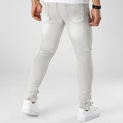 Sortie ⌛ Jean Skinny DHZ-3738 Gris de Classic Series 😍 -HautStyle Boutique classic series 323394 DHZ 3738 2 A FUME 20220610T143158 04