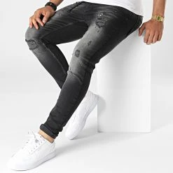 Bon marché ❤️ Jean Skinny DHZ-3285 Noir de Classic Series ⭐ -HautStyle Boutique classic series 323404 DHZ 3285 1 BLACK CHEMICAL 20220610T142356 03