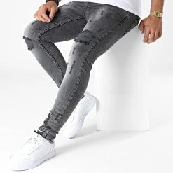 Coupon 🔥 Jean Skinny DHZ-3748 Gris Anthracite de Classic Series 🎉 -HautStyle Boutique classic series 323439 DHZ 3748 1 FUME 20220706T155122 03