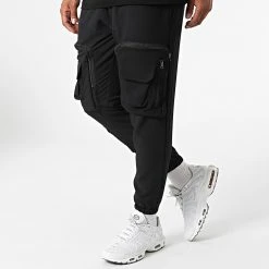 Grosses soldes 🌟 Ensemble Tee 😀 Shirt Poche Et Pantalon Jogging F22-908T Noir de Classic Series ✨ -HautStyle Boutique classic series 323744 F22 908T SIYAH 20220617T150826 04