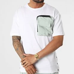 Vente flash 😉 Ensemble Tee Shirt Poche Et Pantalon Jogging F22-909T Blanc Turquoise de Classic Series 🎉 8 Vente flash 😉 Ensemble Tee Shirt Poche Et Pantalon Jogging F22-909T Blanc Turquoise de Classic Series 🎉 -HautStyle Boutique classic series 323761 F22 909T BEYAZ MINT 20220708T102425 03