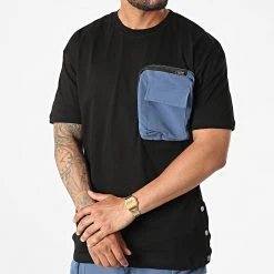 Remise ⌛ Ensemble Tee ✔️ Shirt Poche Et Pantalon Jogging F22-909T Noir Bleu de Classic Series ✔️ -HautStyle Boutique classic series 323764 F22 909T SIYAH MAVI 20220617T150915 03