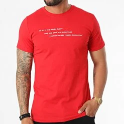 Vente flash 😍 Tee Shirt BEJ190 Rouge de Classic Series ⌛ -HautStyle Boutique classic series 324196 BEJ190 RED 20220620T152152 03