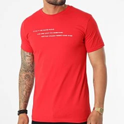 Vente flash 😍 Tee Shirt BEJ190 Rouge de Classic Series ⌛ -HautStyle Boutique classic series 324196 BEJ190 RED 20220620T152154 04