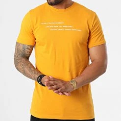 Remise ⭐ Tee 😍 Shirt BEJ190 Jaune de Classic Series 😀 -HautStyle Boutique classic series 324197 BEJ190 YELLOW 20220620T151942 03