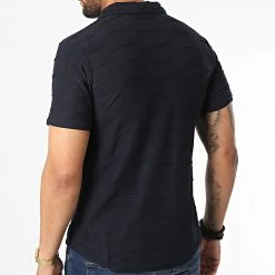 Meilleure vente 💯 Tee Shirt EXO402 Bleu Marine de Classic Series 🧨 -HautStyle Boutique classic series 324208 EXO402 NAVY 20220620T151135 04